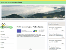 Tablet Screenshot of mas-podhostynska.cz